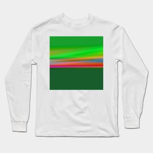 RED BLUE GREEN TEXTURE ART Long Sleeve T-Shirt